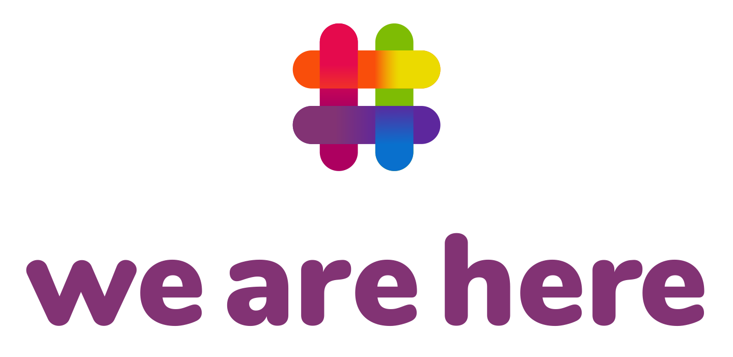 we are here_logo_vert